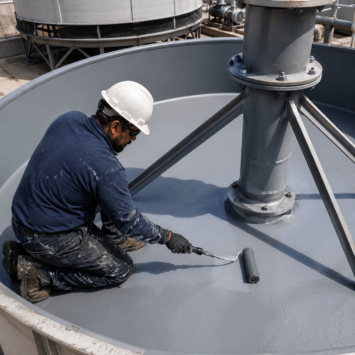 Cooling Tower Basin Coating